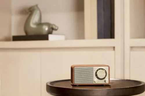 Radioodbiornik Sangean GENUINE MINI WR-7 Radio FM Bluetooth Orzech