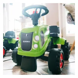 Falk Traktorek Baby Claas Zielony z Przyczepką + akc. od 1-3 lat