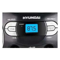 Radioodtwarzacz Hyundai TRC 533 AU3BS Czarno-srebrny