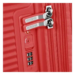 Чемодан средний Soundbox American Tourister-coral red