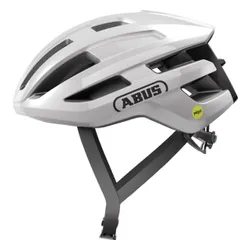 Kask rowerowy ABUS PowerDome Shiny Biały Szosowy (rozmiar S) MIPS