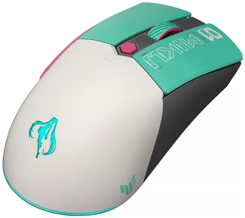 Myszka gamingowa Asus P521 TUF GAMING MINI bezprzewodowa 12000 dpi optyczna zielona