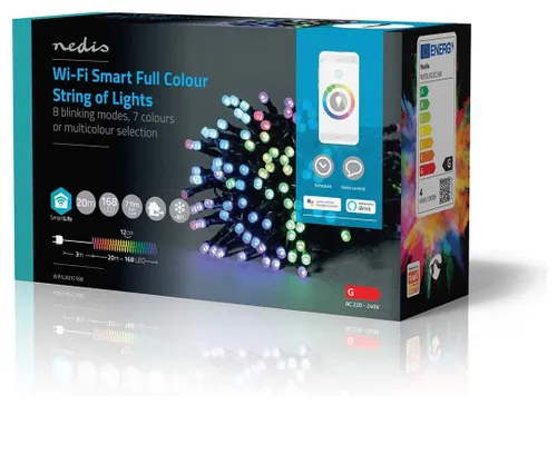 Lampki choinkowe LED NEDIS WIFILX01C168 20 m Sieciowe