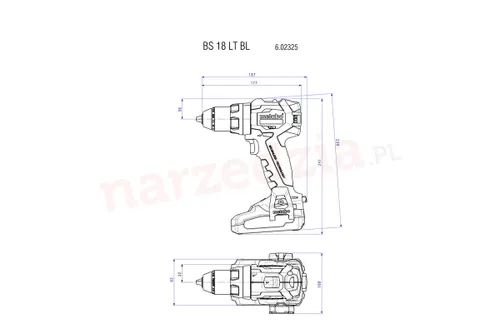 Zestaw narzędzi akumulatorowych Metabo Combo Set 2.1.18 18 V BL