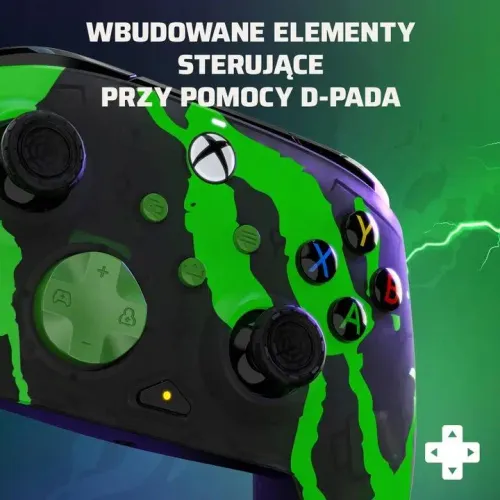 Pad PDP Rematch Glow Jolt Green do Xbox Przewodowy