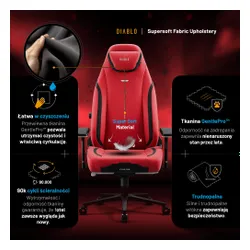 Fotel DIABLO CHAIRS X-Eye 2.0 Czerwony