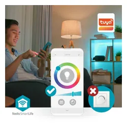 Inteligentna żarówka LED NEDIS SmartLife WIFILRC20E27 9W E27 Wi-Fi (2 szt.)