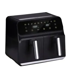 Air Fryer Frytkownica beztłuszczowa ALPINA 871125224012 8l z podwójnym koszem programator czasowy