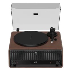 Gramofon PHILIPS TAV9000D/10 Brązowy, Automatyczny, Napęd paskowy, USB, Prędkość odtw. 33 1/3, 45 obr./min