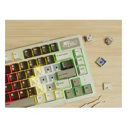 Klawiatura ROYAL KLUDGE L75 Mocha Grey Cream Switch