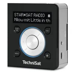 Radioodbiornik TechniSat DigitRadio 1 Radio FM DAB+ Czarno-srebrny