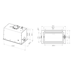 Okap Whirlpool WCT3 63F LTK Czarny