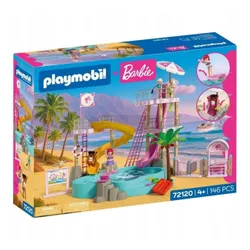 PLAYMOBIL x BARBIE 72120 Park wodny, zestaw dla dzieci +4 lata
