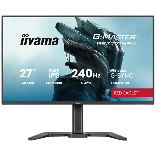 Monitor iiyama G-Master Red Eagle GB2771HSU-B1 27" Full HD Fast IPS 240Hz 0.4 MPRT Gamingowy