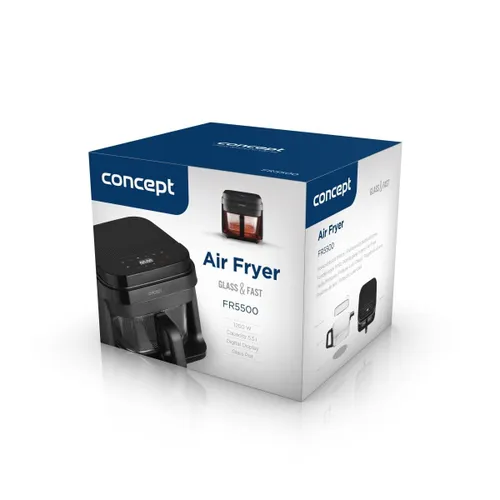 Air Fryer Frytkownica beztłuszczowa CONCEPT GLASS AND FASTFR5500 5,5 l