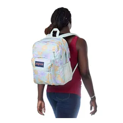 Рюкзак для ноутбука JanSport Big Student - выцветший цветочный / свежая мята