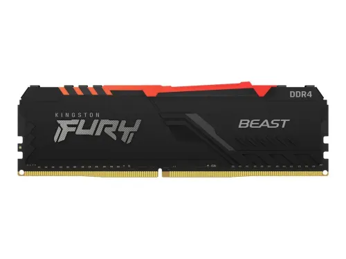 Pamięć RAM Kingston FURY Beast RGB DDR4 64GB (4x16GB) 3600 CL18 Czarny