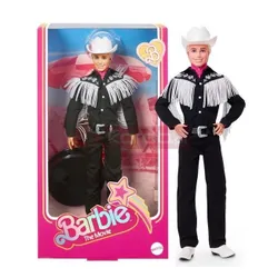 LALKA BARBIE KEN THE MOVIE filmowa Western Outfit HRF30