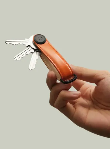 Skórzane etui na klucze Orbitkey Key Organiser Leather - terracotta