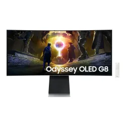 Monitor Samsung Odyssey OLED G8 S34DG850SU 34" UWQHD QD-OLED 175Hz 0,03ms Zakrzywiony Gamingowy