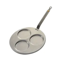 DE BUYER Mineral B Element 26 cm - patelnia do jajek sadzonych stalowa