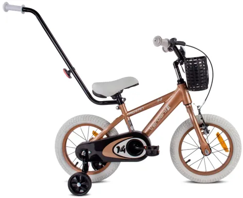 Rower dziecięcy SUN BABY Verdant Rowan 14 cali dla chłopca Cappuccino