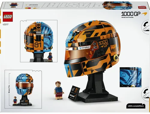 LEGO 43017 Editions Kask Oscar Piastri McLaren Mastercard F1 Team