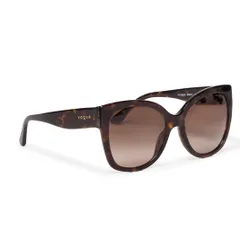 Okulary przeciwsłoneczne Vogue 0VO5338S W65613 Dark Havana/Brown Gradient - Rozmiar (EU) 54