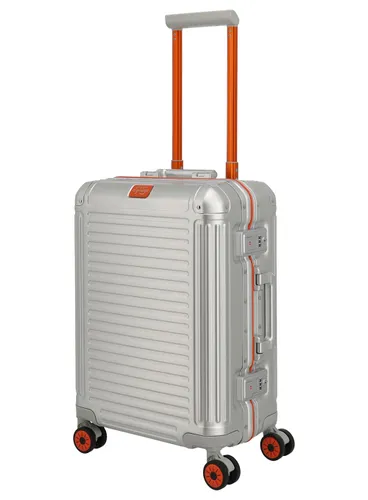 Walizka kabinowa Travelite Next 75 Years Edition - silver / orange