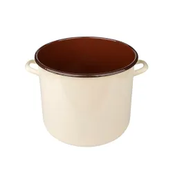 Garnek emaliowany z pokrywką SILESIA RYBNIK 16,6 l