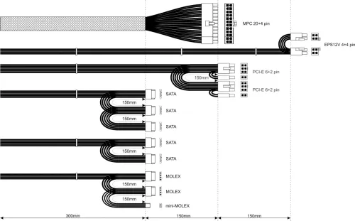 Zasilacz Akyga Basic AK-B1-700 700W Srebrny