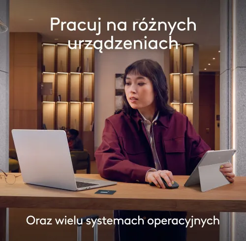 Myszka Logitech Mobi Fold Biały