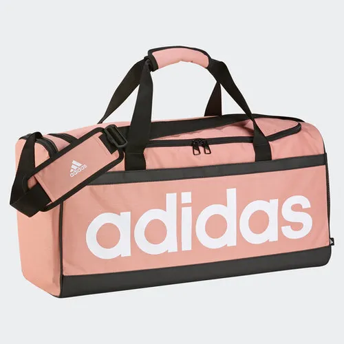 Adidas Essentials Linear Duffel Bag Medium IL5764 wonder clay / alb