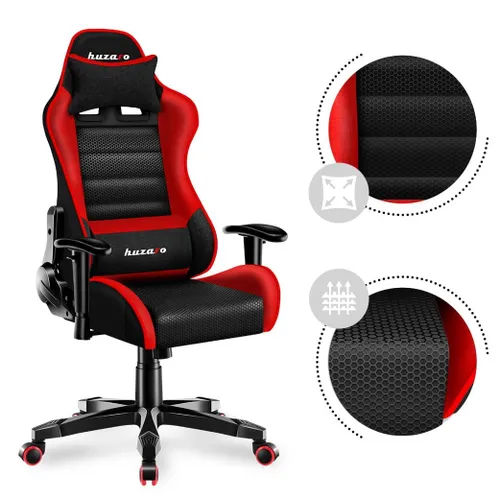 Fotel HUZARO Ranger 6.0 Mesh Czerwony