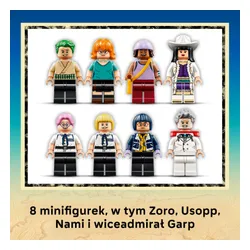 LEGO ONE PIECE 75646 Okręt Garpa, zestaw klocków 9+