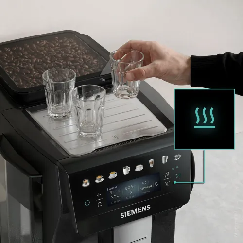 Ekspres Siemens EQ600 iAroma TP607ET8 Szerokość 36cm