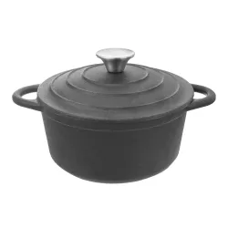 Garnek żeliwny z pokrywką 2,7 l