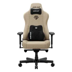 Fotel Anda Seat Kaiser 3E XL Gamingowy do 150kg Tkanina Ciemnobeżowy