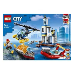 Конструктор Lego City Приморская полиция и пожарные (60308)