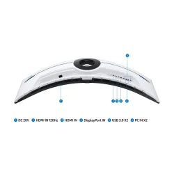 Monitor Samsung Odyssey Neo G9 G95NC LS57CG952N 57" Dual UHD VA 240Hz 1ms Zakrzywiony Gamingowy