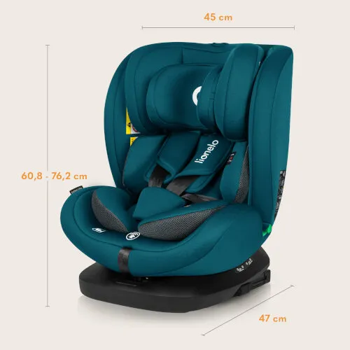 Fotelik samochodowy LIONELO Bastiaan i-Size 40-150 cm (0-36 kg) Niebieski