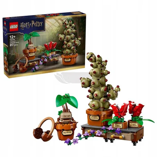 LEGO Harry Potter 76474 Rośliny z lekcji zielarstwa w Hogwarcie