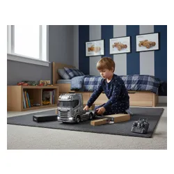 Zdalnie sterowany samochód COIL ciężarówka SCANIA 770S TIR RC 1:10 na pilota srebrna