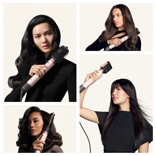 Suszarko-lokówka Dyson Airwrap Co‑anda2x Straight+Wavy 492427-01 1700W Jonizacja Zimny nawiew 4 poziomy temperatury