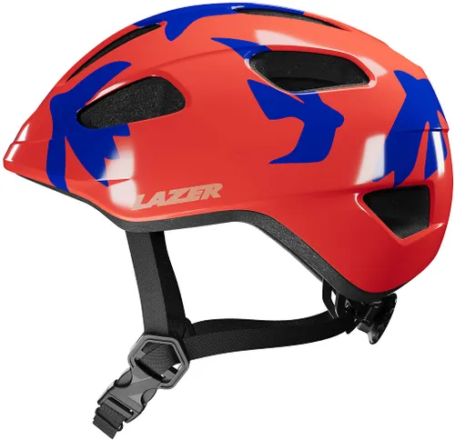 Kask rowerowy LAZER Nutz KinetiCore 2.0 Ptaki dla Dzieci z możliwością zamontowania lampki (rozmiar 50-56)