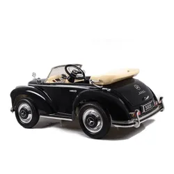 Auto Na Akumulator Dla Dziecka Retro Mercedes 300S Eva LED Pilot Skóra MP3