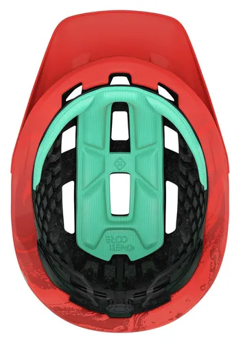 Kask rowerowy LAZER Coyote KinetiCore Czerwony mat MTB (rozmiar M)