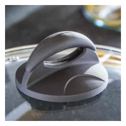 Garnek aluminiowy z pokrywką FLORINA LAVA GRAFITOWY 4,5 l