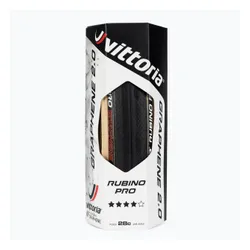 Opona rowerowa Vittoria Rubino Pro G2.0 700 x 28C czarny/brązowy