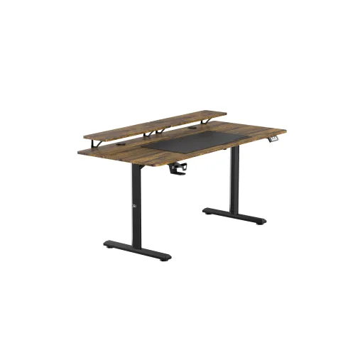 Biurko Ultradesk HIGHLANDER XXL 160cm Regulacja wysokości Brązowy